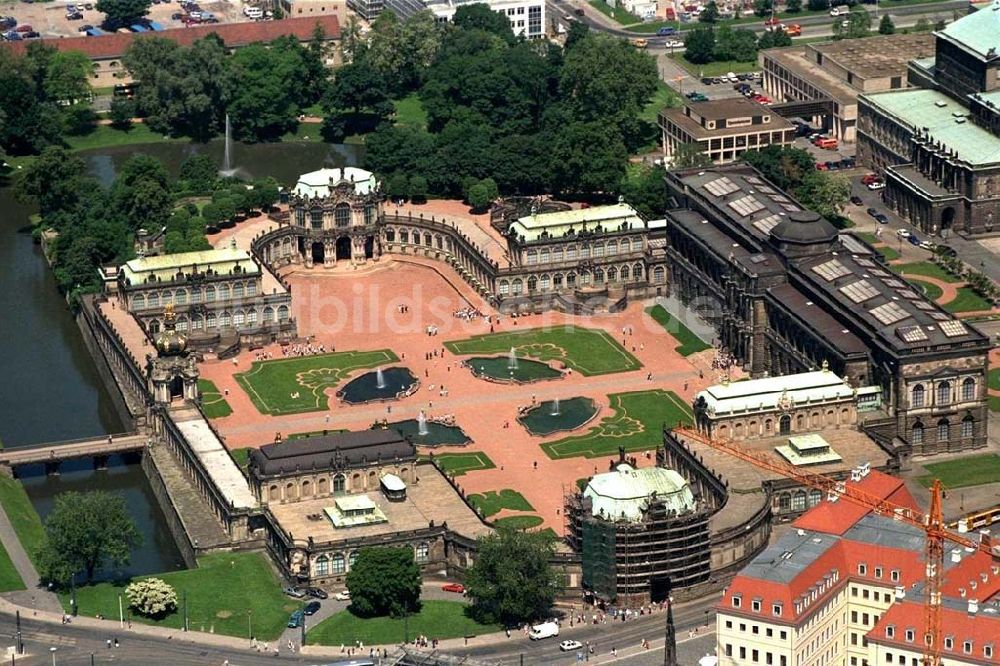 Luftaufnahme Dresden - Dresdner Zwinger