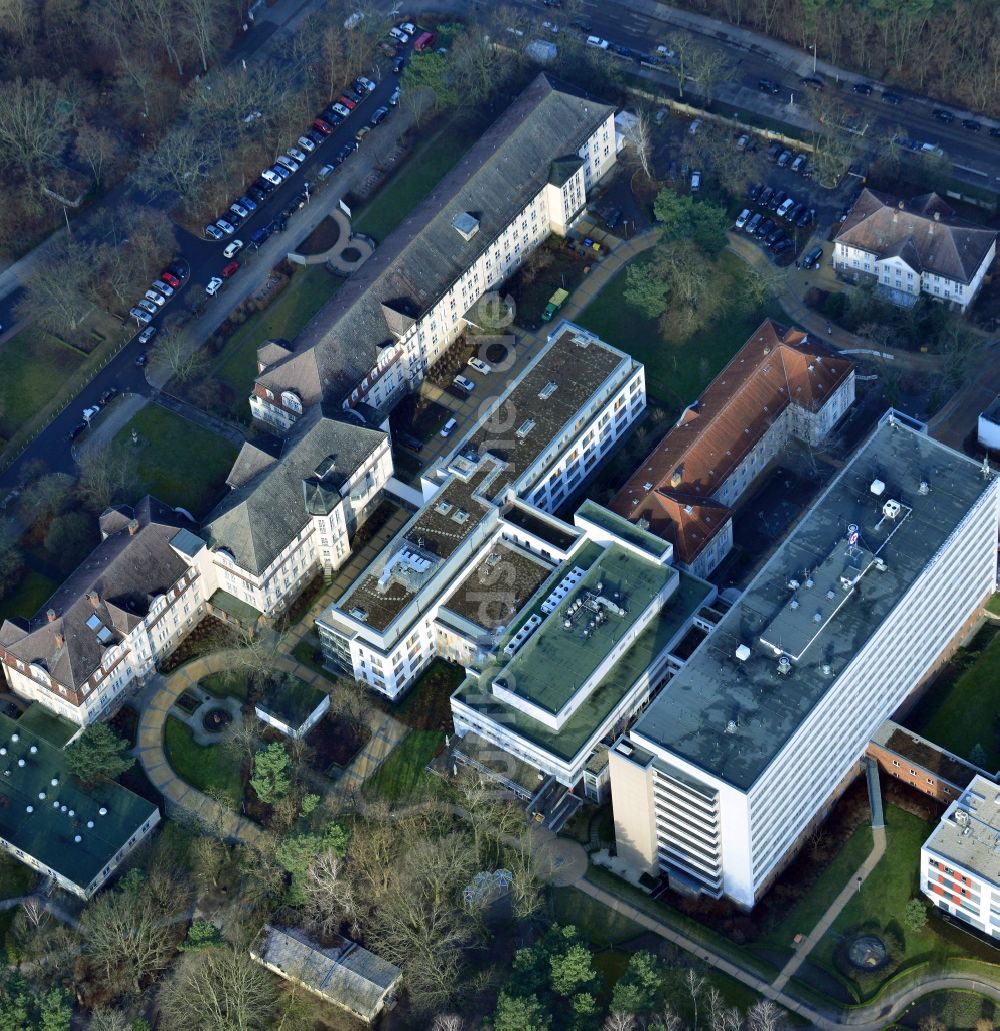 Luftaufnahme Berlin - DRK Klinikum Köpenick im Bundesland Berlin