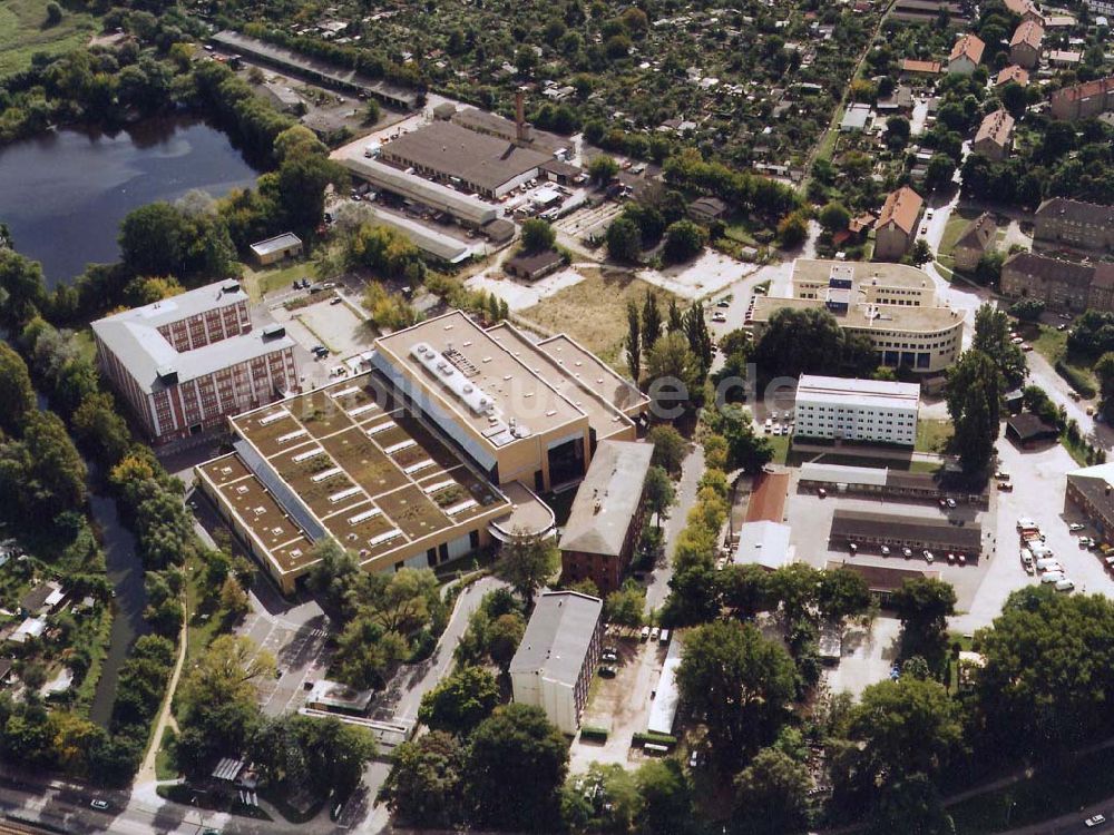 Luftaufnahme Potsdam-Babelsberg - Druckerei- und Verlagsgelände der Märkischen Allgemeinen in Potsdam 18.09.1997