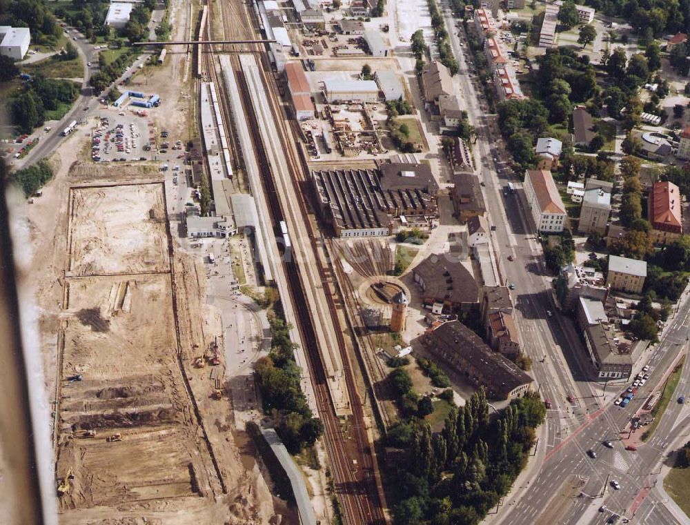 Potsdam-Babelsberg aus der Vogelperspektive: Druckerei- und Verlagsgelände der Märkischen Allgemeinen in Potsdam 18.09.1997