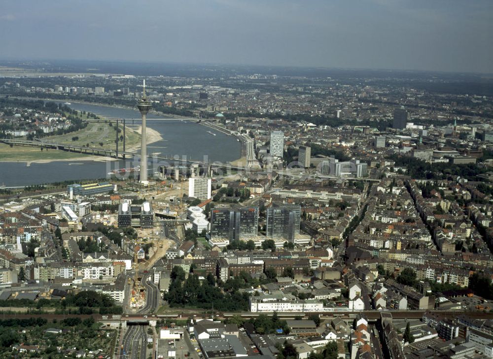 DÜSSELDORF aus der Vogelperspektive: Düsseldorf-Bilk Stadtzentrum