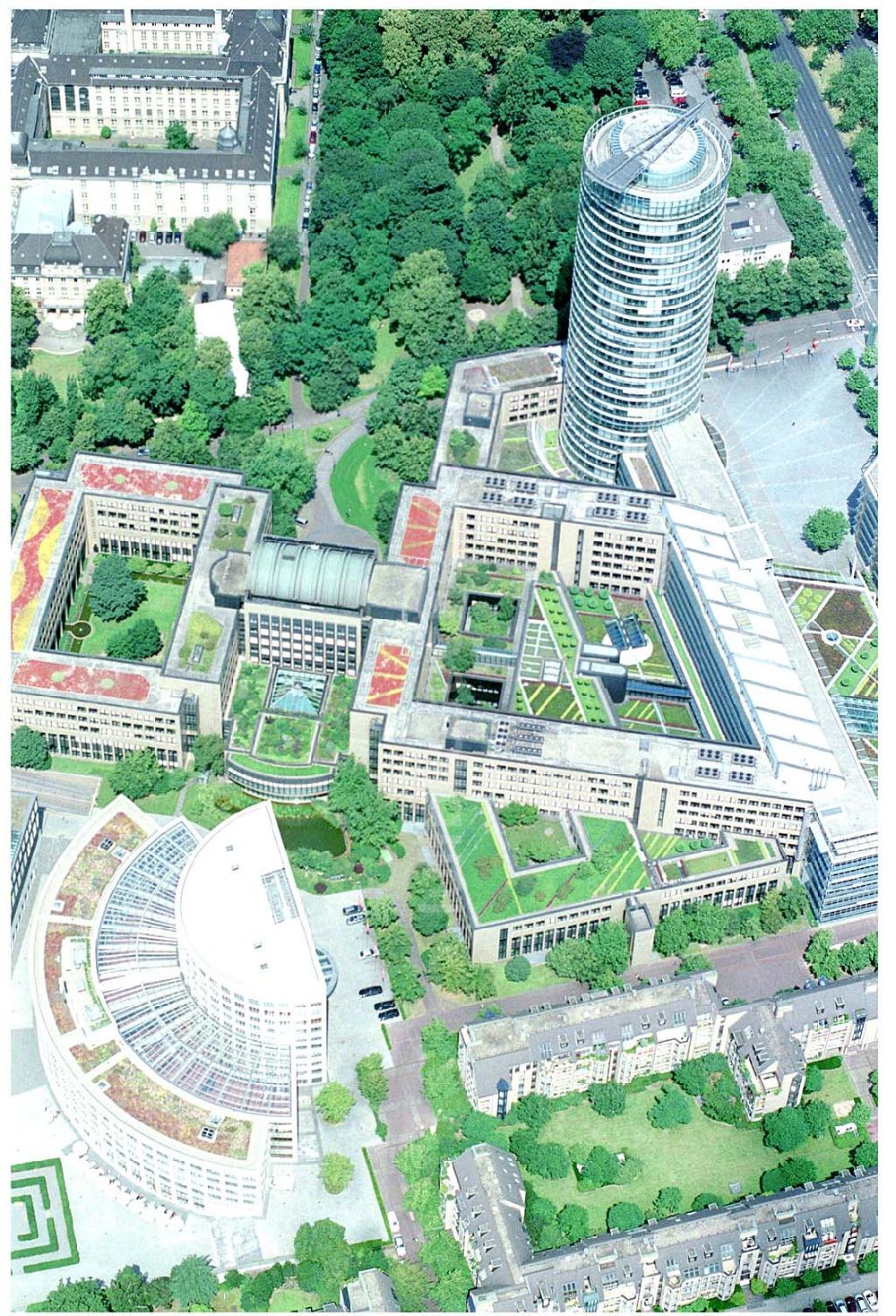 Luftbild Düsseldorf - Düsseldorf EO.N AG und Victoria Versicherung