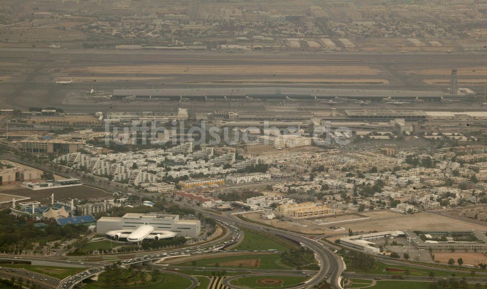 Luftaufnahme Dubai - Dubai international airport