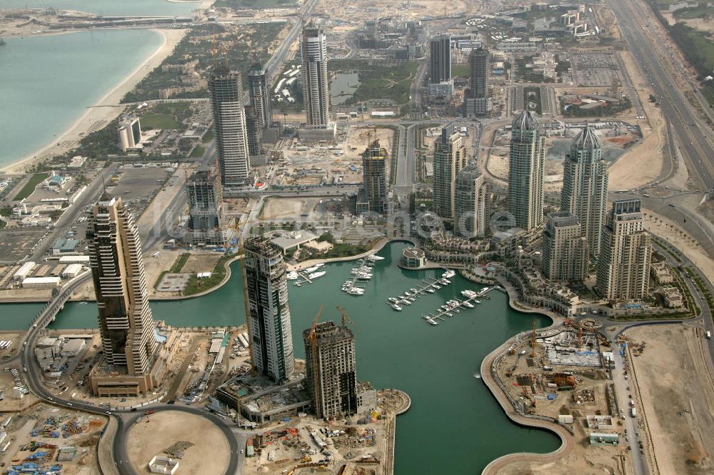 Dubai aus der Vogelperspektive: Dubai Marina