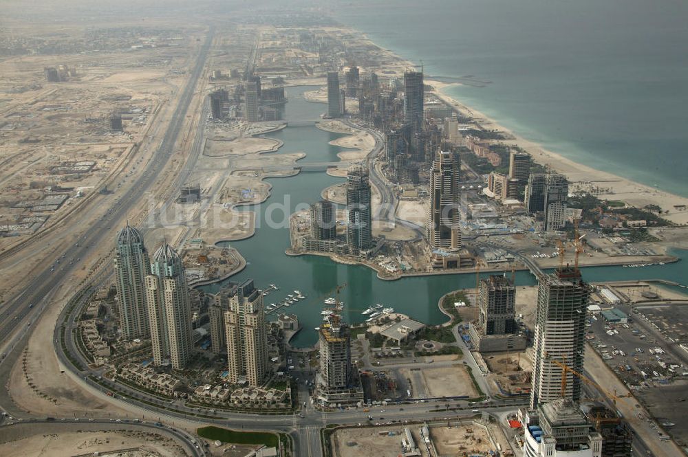 Dubai aus der Vogelperspektive: Dubai Marina