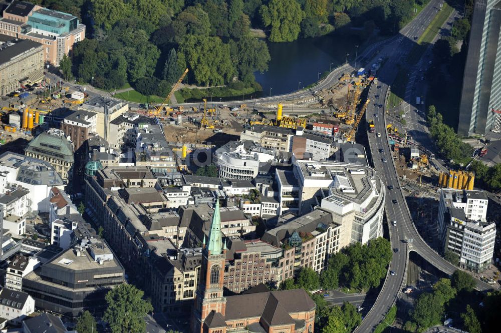 Luftbilder Düsseldorf: Zeichnen und Entdecken!