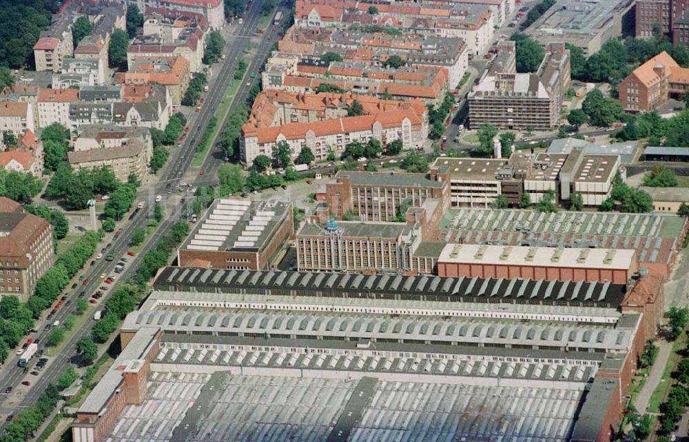 Berlin-Spandau von oben - Dynamowerk / OSRAM in der Nonnendammallee in Berlin-Spandau