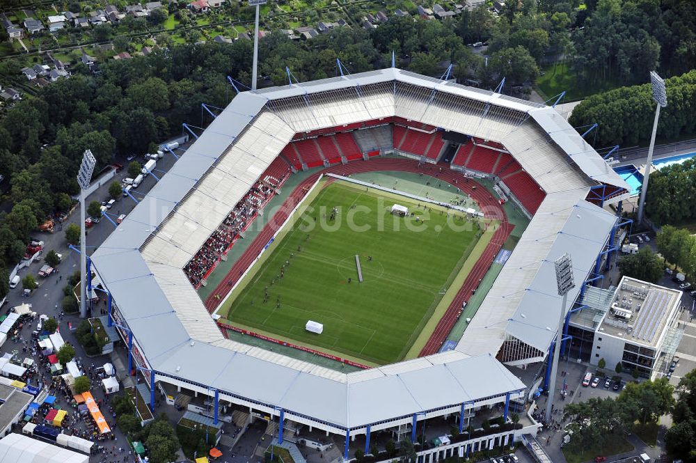 Nürnberg von oben - easyCredit-Stadion Nürnberg