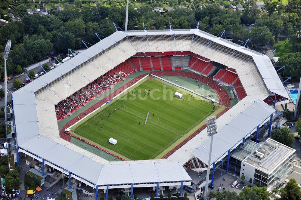 Nürnberg aus der Vogelperspektive: easyCredit-Stadion Nürnberg