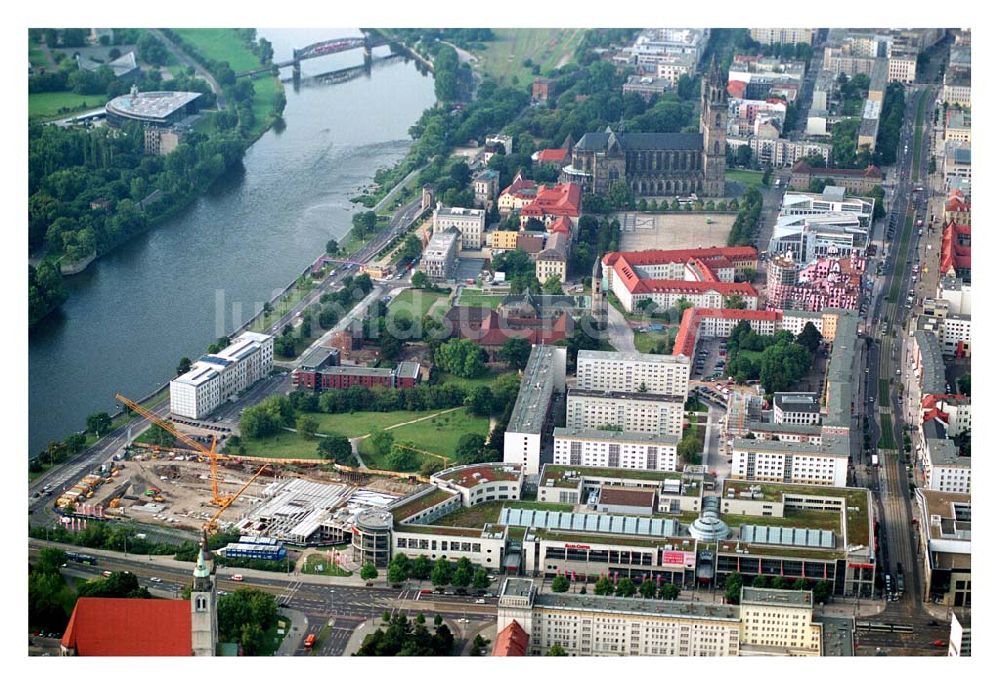 Magdeburg aus der Vogelperspektive: ECE-Baufeld Magdeburg