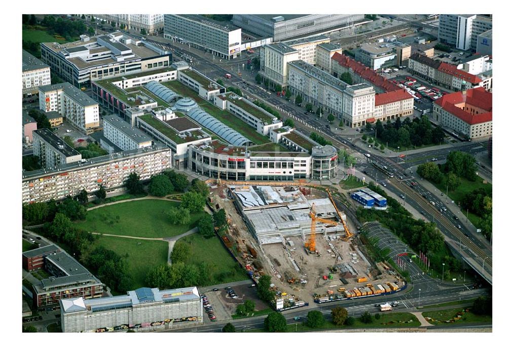 Magdeburg aus der Vogelperspektive: ECE-Baufeld Magdeburg