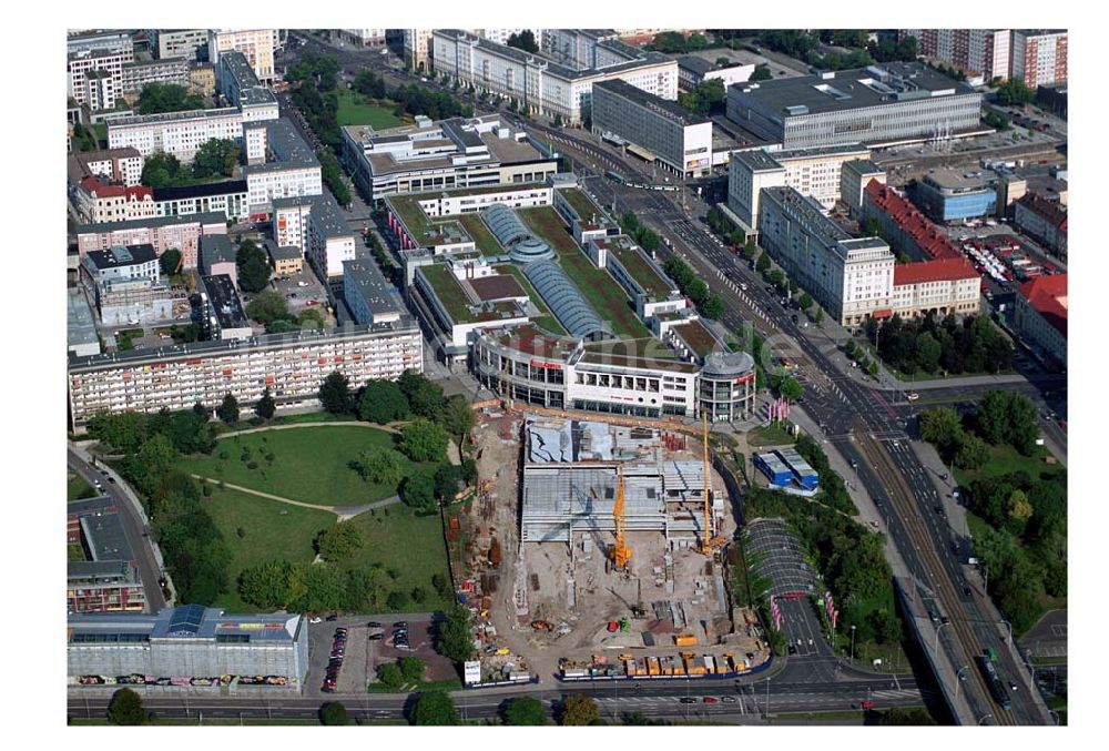 Magdeburg aus der Vogelperspektive: ECE-Baufeld Magdeburg