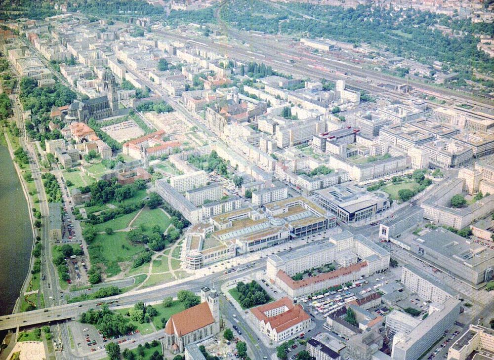 Magdeburg / Sachsen - Anhalt von oben - ECE - Einkaufscenter in Magdeburg.