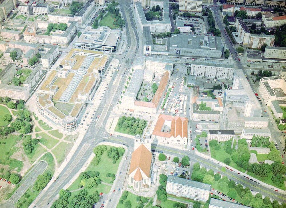 Magdeburg / Sachsen - Anhalt von oben - ECE - Einkaufscenter in Magdeburg.