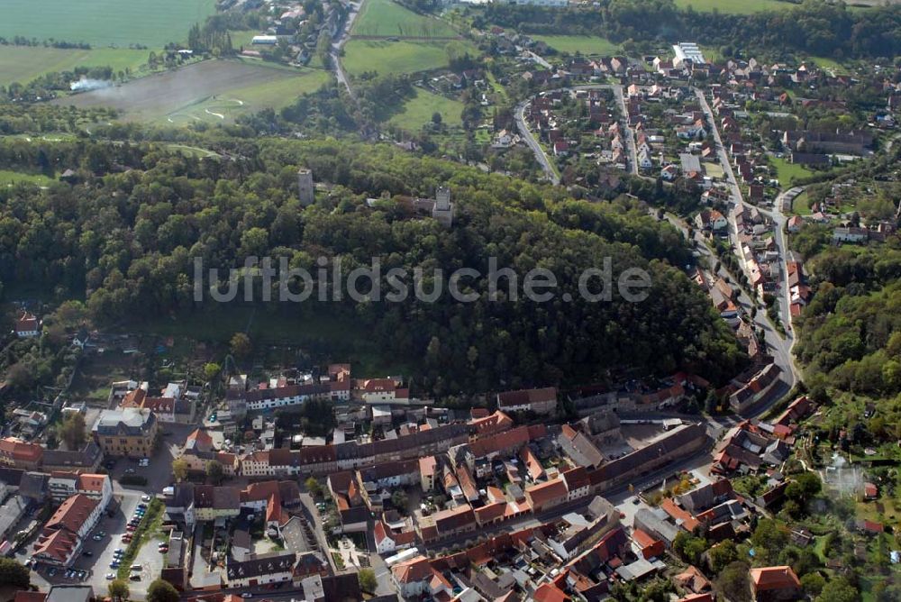 Luftaufnahme Eckartsberga - Eckartsberga und die Eckartsburg