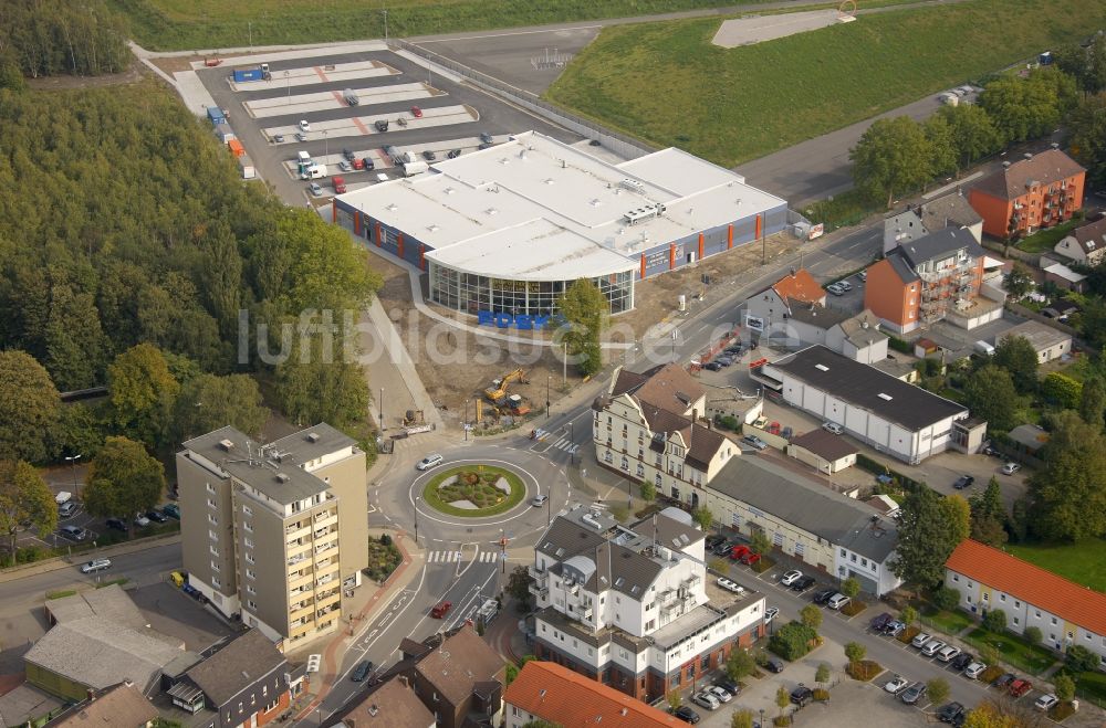 Luftbild Castrop-Rauxel - EDEKA- Einkaufszentrum Neubau in Castrop-Rauxel im Bundesland Nordrhein-Westfalen