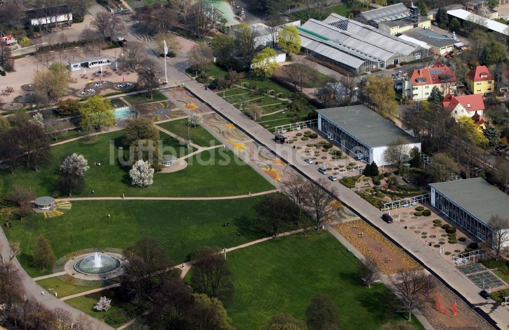 Erfurt aus der Vogelperspektive: EGA Garten- und Freizeitpark bei Erfurt im Bundesland Thüringen