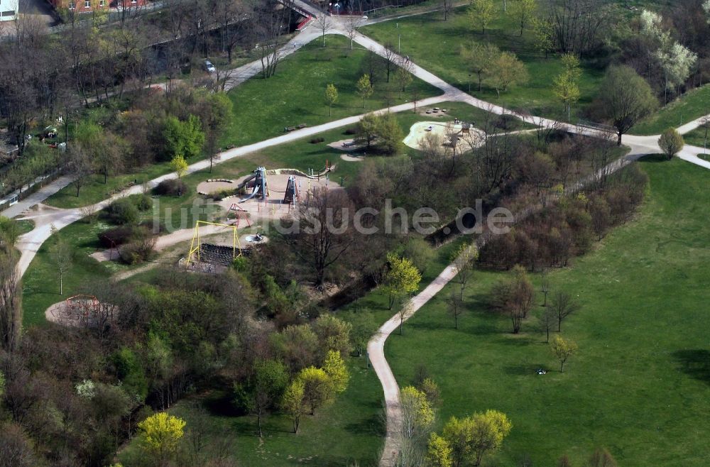 Luftbild Erfurt - EGA Garten- und Freizeitpark bei Erfurt im Bundesland Thüringen