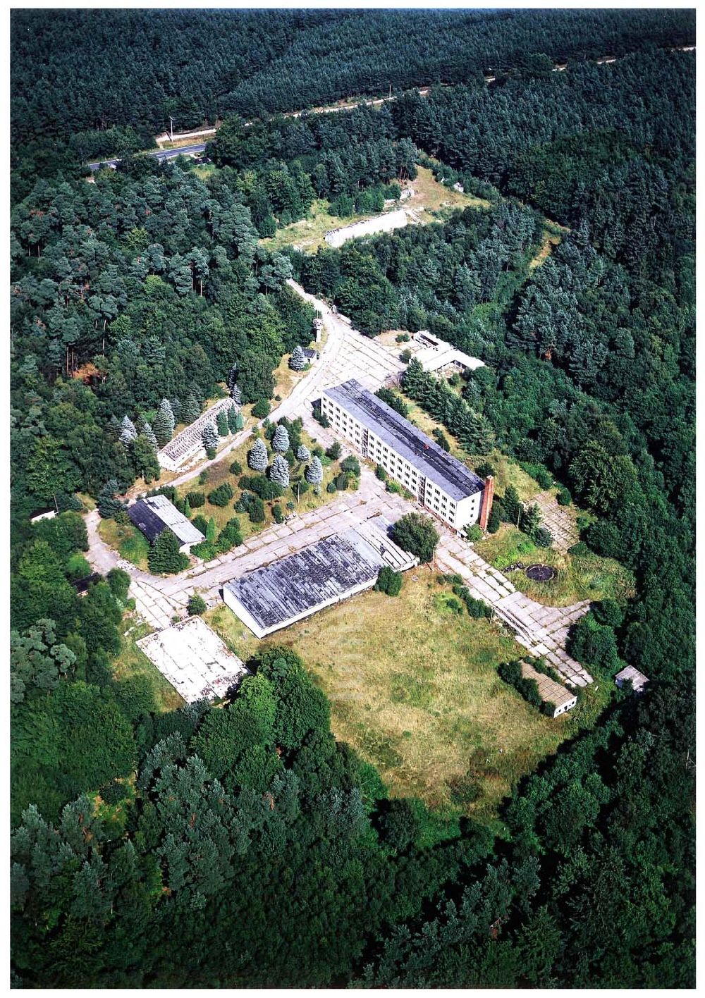 Luftaufnahme Graal Müritz - ehem. NVA-Kaserne Graal-Müritz in Mecklenburg - Vorpommern.