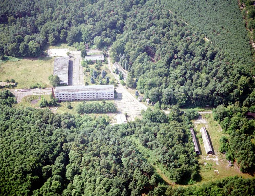 Graal Müritz aus der Vogelperspektive: ehem. NVA-Kaserne Graal-Müritz in Mecklenburg - Vorpommern.