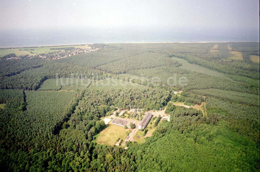 Graal Müritz aus der Vogelperspektive: ehem. NVA-Kaserne Graal-Müritz in Mecklenburg - Vorpommern.