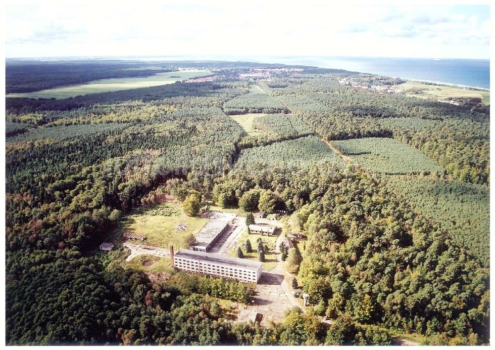 Luftaufnahme Graal-Müritz / Mecklenburg Vorpommern - ehem. NVA - Kaserne in Graal - Müritz / Mecklenburg Vorpommern / 27.09.02