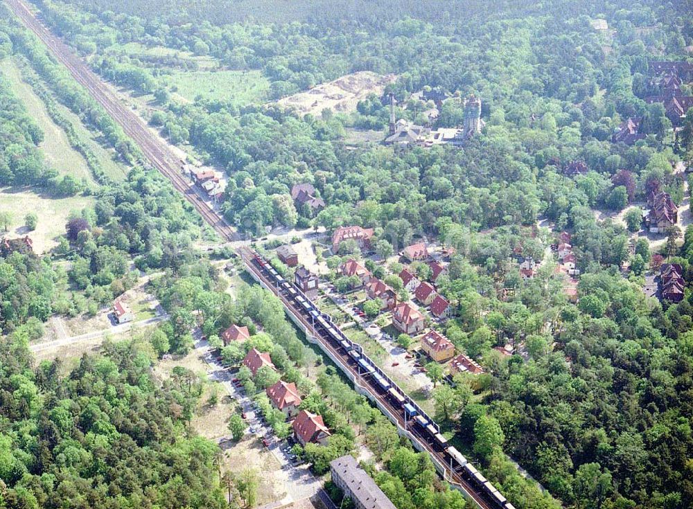 Luftaufnahme Beelitz - Ehem. russ. Militärlazarett in Beelitz.