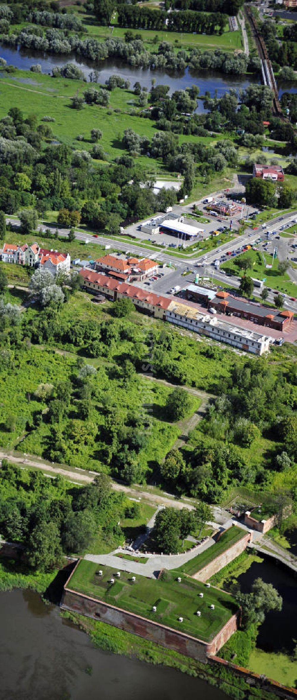 Luftaufnahme Kostrzyn / Küstrin - Ehemalige Festung und Altstadt Kostrzyn