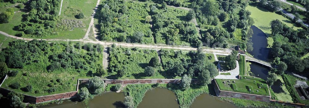 Kostrzyn / Küstrin von oben - Ehemalige Festung Kostrzyn