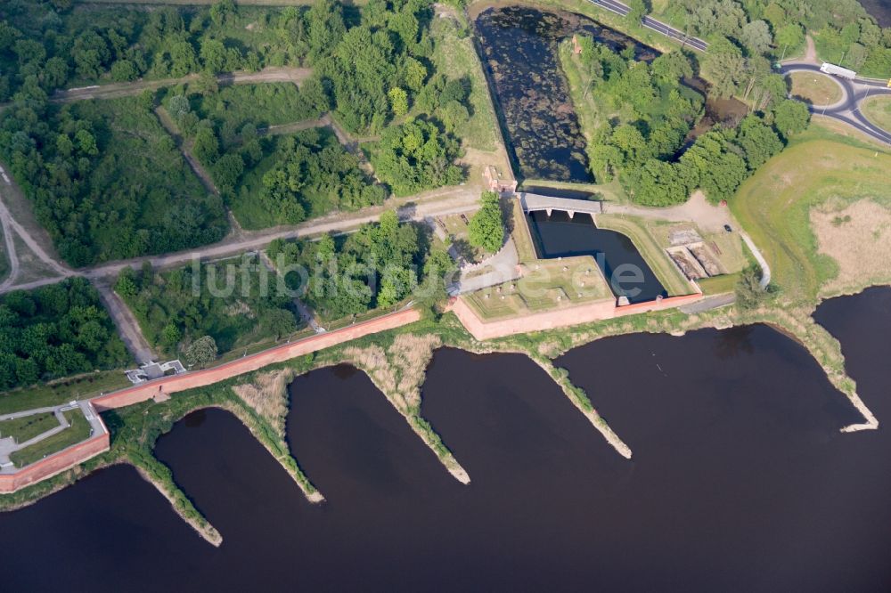 Luftaufnahme Kostrzyn - Ehemalige Festung Kostrzyn