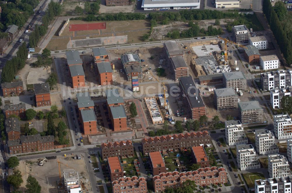 Berlin aus der Vogelperspektive: ehemalige Gebäude der Justizvollzugsanstalt in der Rummelsburger Bucht in Berlin