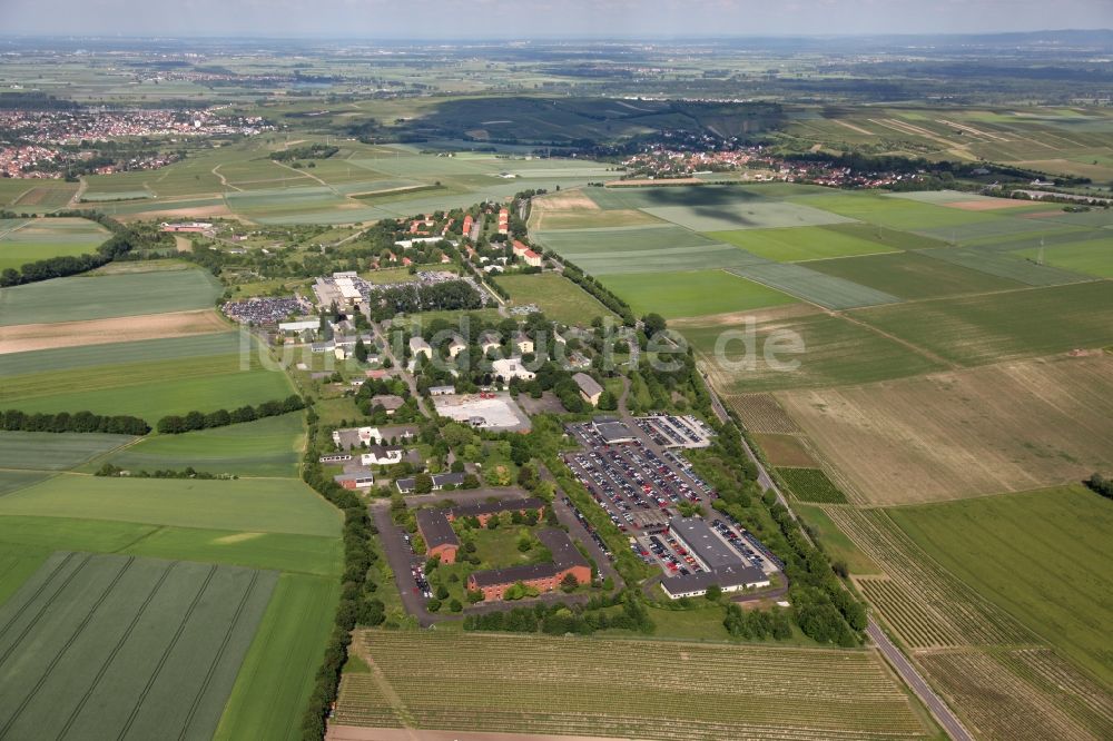 Luftbild Dexheim - Ehemalige US-Kaserne in Dexheim im Bundesland Rheinland-Pfalz