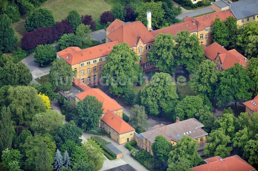 Luftbild Berlin - Ehemalige Kinderklinik in Berlin Lichtenberg