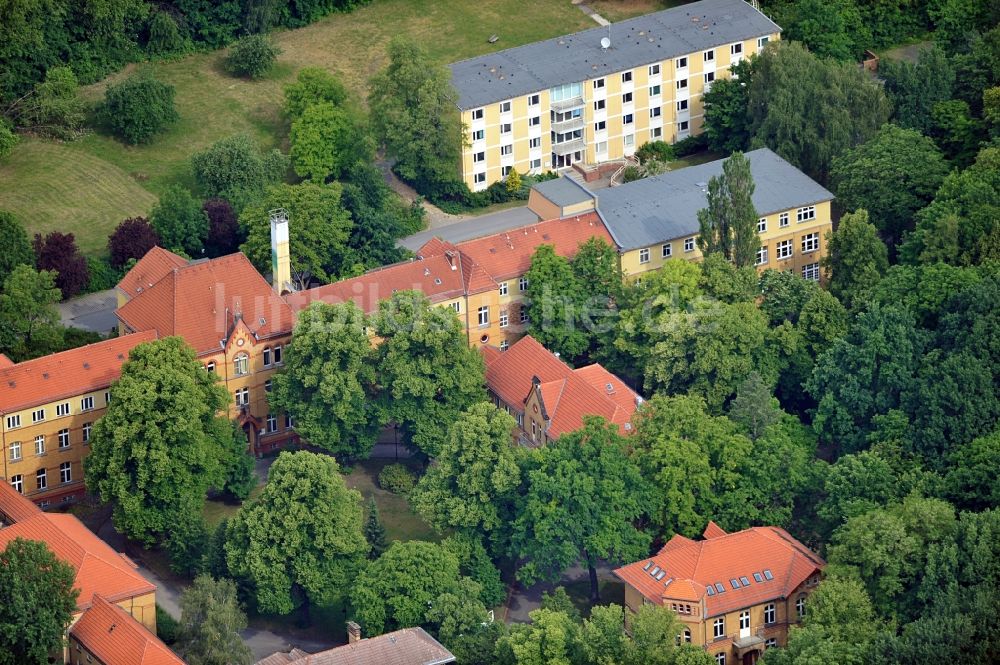 Luftaufnahme Berlin - Ehemalige Kinderklinik in Berlin Lichtenberg