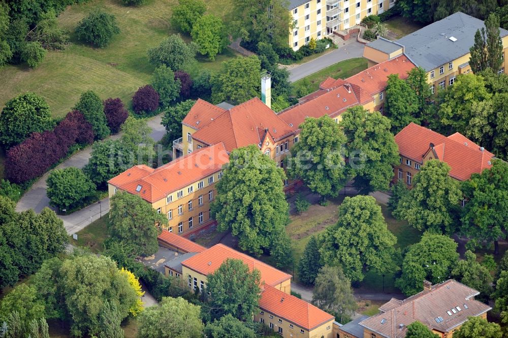 Berlin aus der Vogelperspektive: Ehemalige Kinderklinik in Berlin Lichtenberg