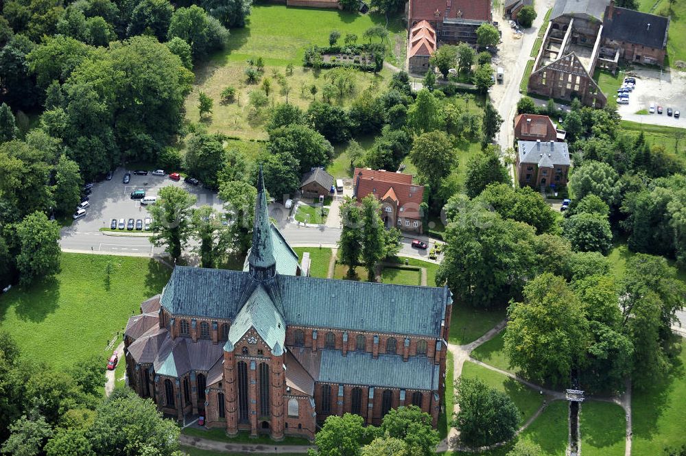 Luftbild Bad Doberan - Ehemalige Klosterkirche Bad Doberan - monastery church in Bad Doberan