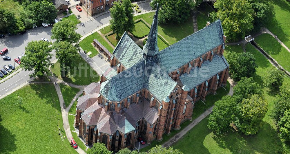 Bad Doberan aus der Vogelperspektive: Ehemalige Klosterkirche Bad Doberan - monastery church in Bad Doberan