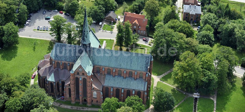 Luftaufnahme Bad Doberan - Ehemalige Klosterkirche Bad Doberan - monastery church in Bad Doberan