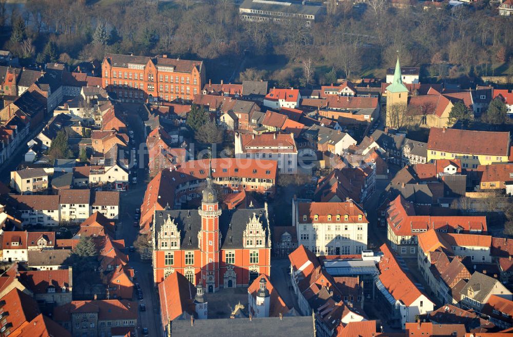 Luftbild Helmstedt - Ehemalige Universitätsbibliothek Juleum Helmstedt