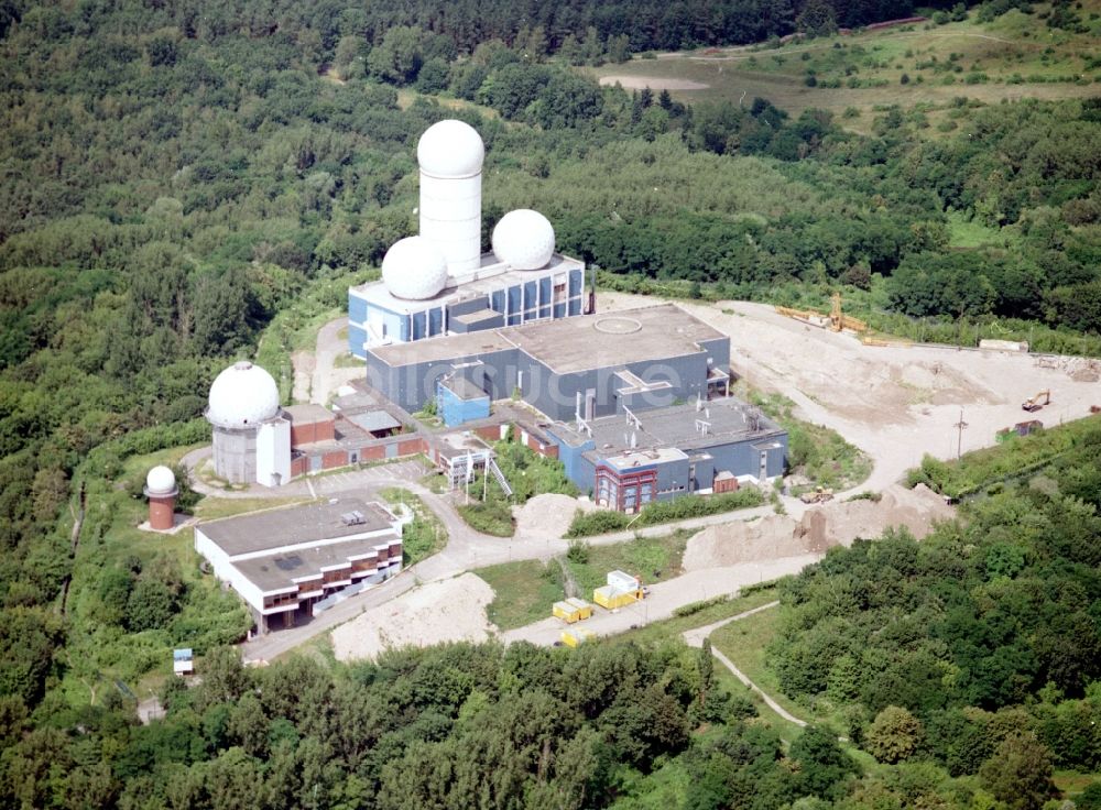 Berlin von oben - Ehemaligen militärischen Abhör- und Radaranlage auf dem Teufelsberg in Berlin - Charlottenburg