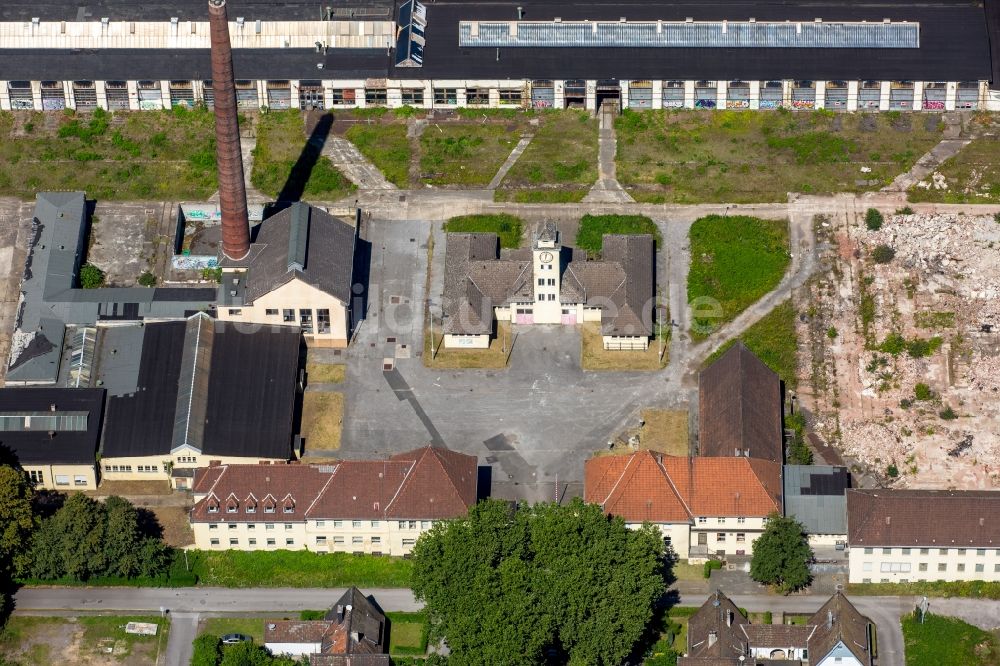 Luftbild Duisburg - Ehemaligen Rangierbahnhof und Güterbahnhofsgelände in Duisburg im Bundesland Nordrhein-Westfalen, Deutschland