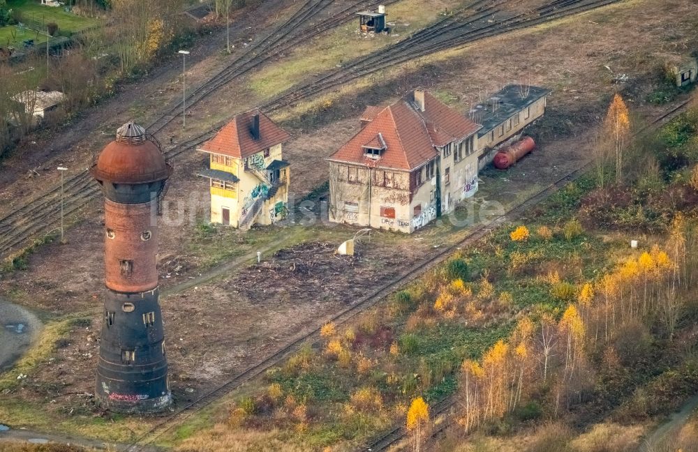 Luftbild Duisburg - Ehemaligen Rangierbahnhof und Güterbahnhofsgelände in Duisburg im Bundesland Nordrhein-Westfalen, Deutschland