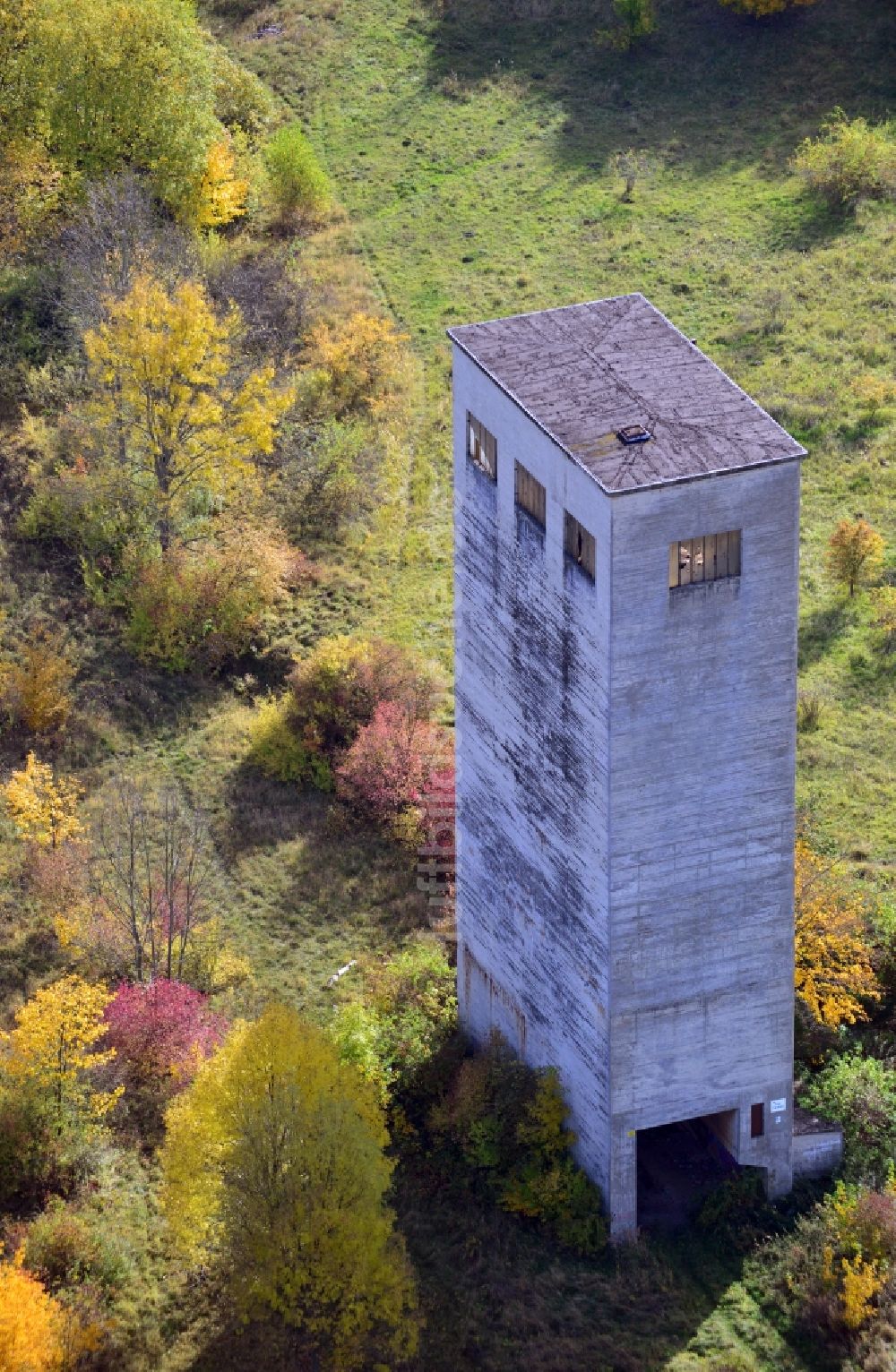 Luftbild Groß Dühren - Ehemaliger Erzbunker der Grube Fortuna in der Nähe von Groß Dühren im Bundesland Niedersachsen