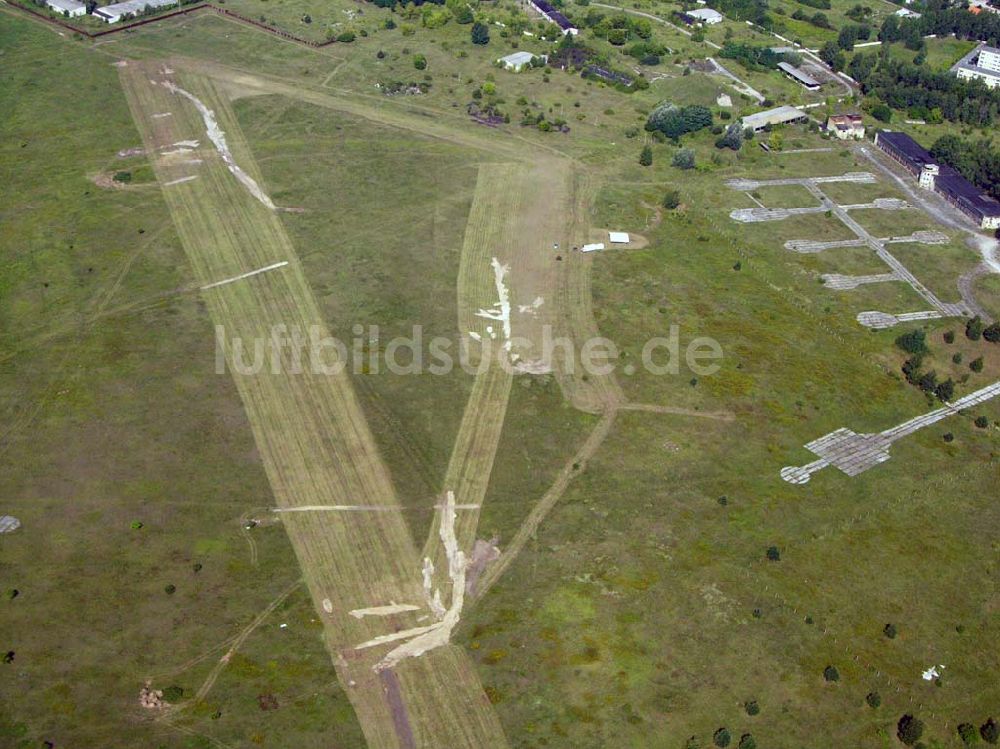 Rangsdorf aus der Vogelperspektive: Ehemaliger Flugplatz Rangsdorf