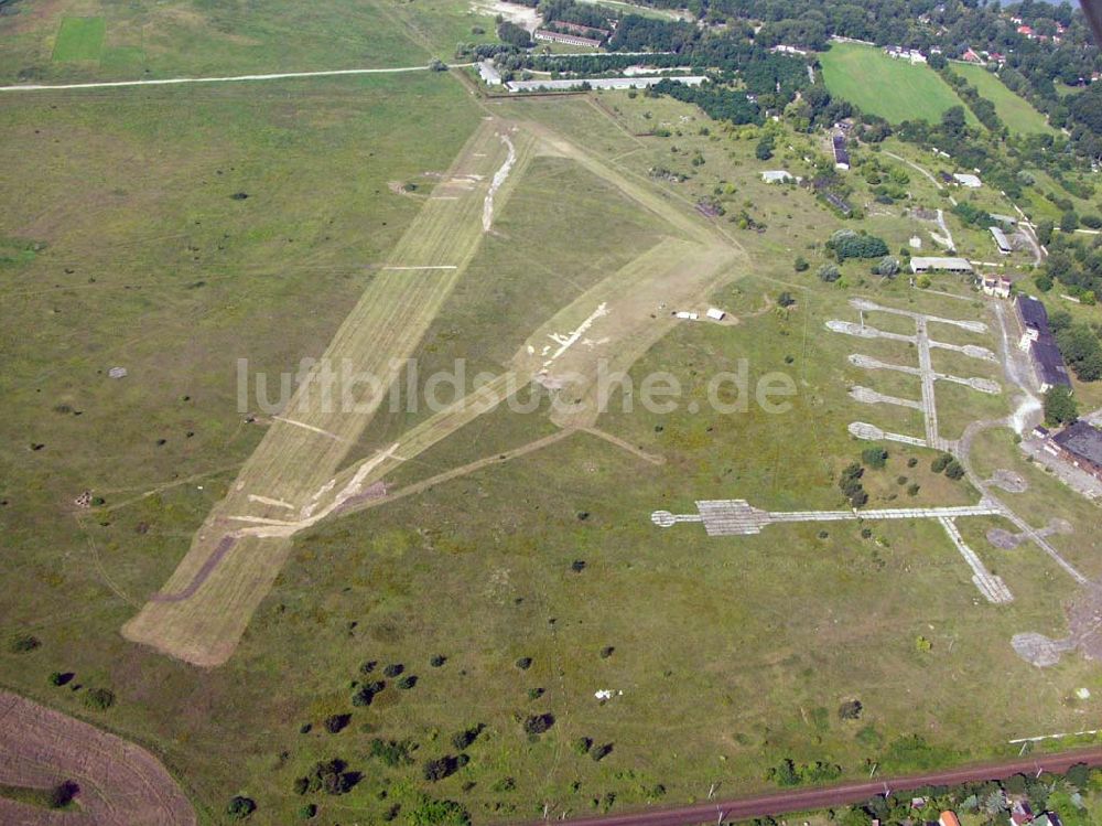 Luftaufnahme Rangsdorf - Ehemaliger Flugplatz Rangsdorf