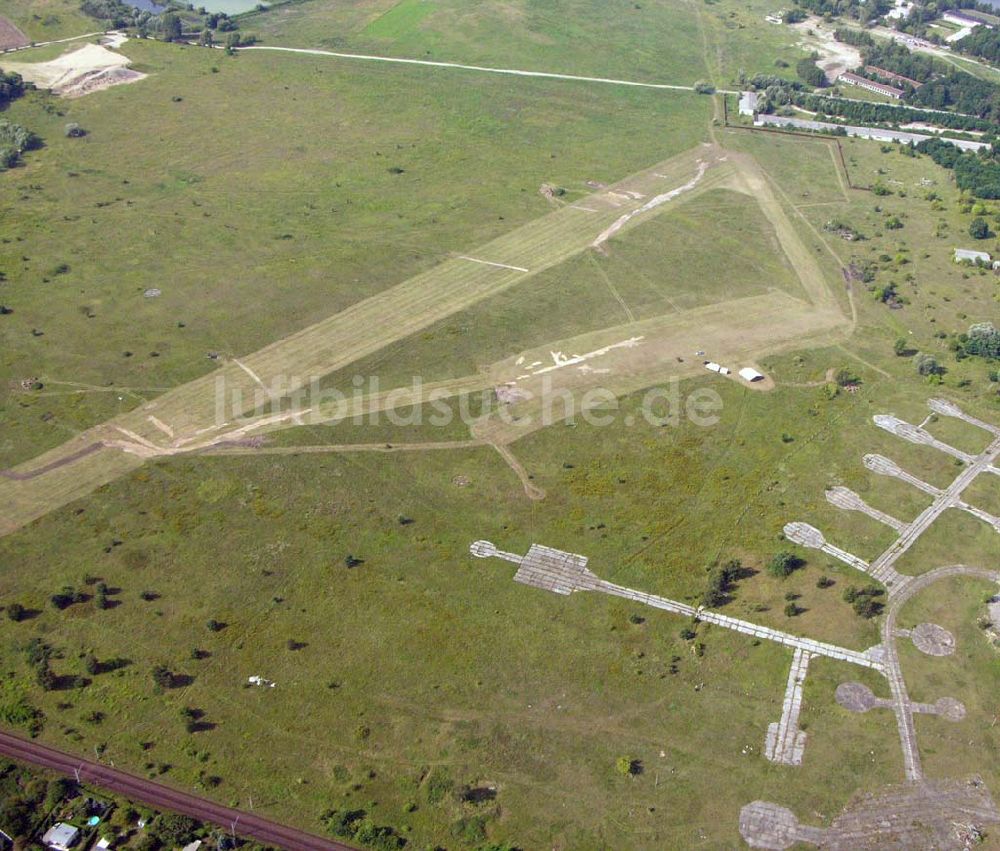 Rangsdorf von oben - Ehemaliger Flugplatz Rangsdorf