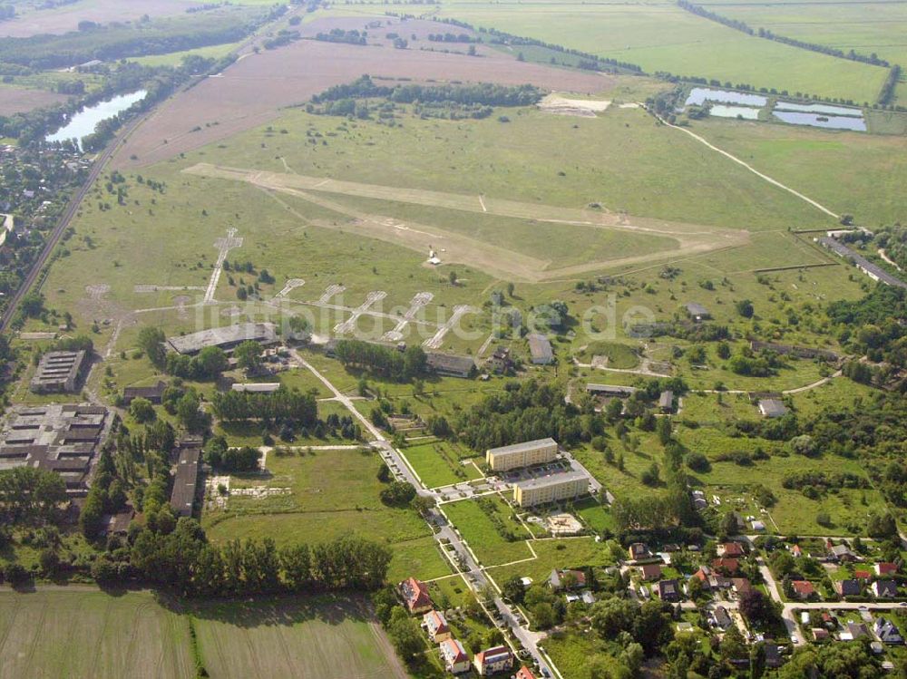 Rangsdorf aus der Vogelperspektive: Ehemaliger Flugplatz Rangsdorf