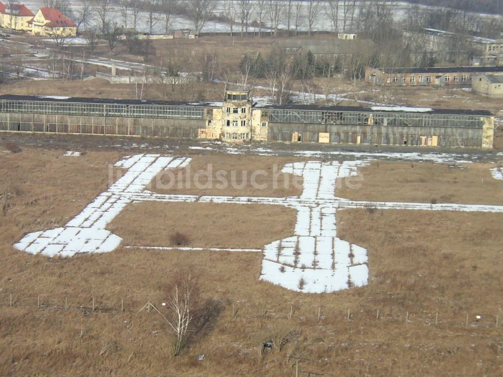 Luftbild Rangsdorf - Ehemaliger Flugplatz in Rangsdorf im Bundesland Brandenburg, Deutschland