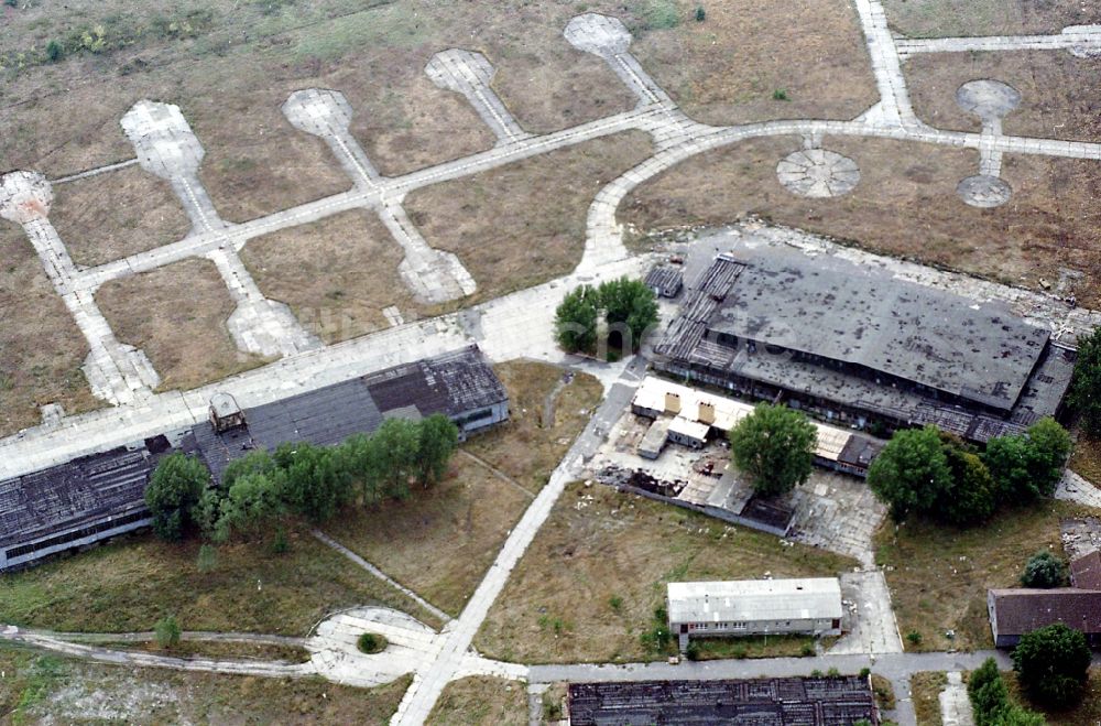 Rangsdorf von oben - Ehemaliger Flugplatz in Rangsdorf im Bundesland Brandenburg, Deutschland