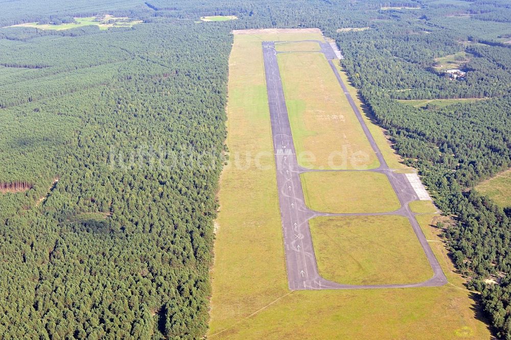 Luftbild Karsin / Karschin - Ehemaliger Militärflugplatz in Karschin / Borsk in der Woiwodschaft Pommern